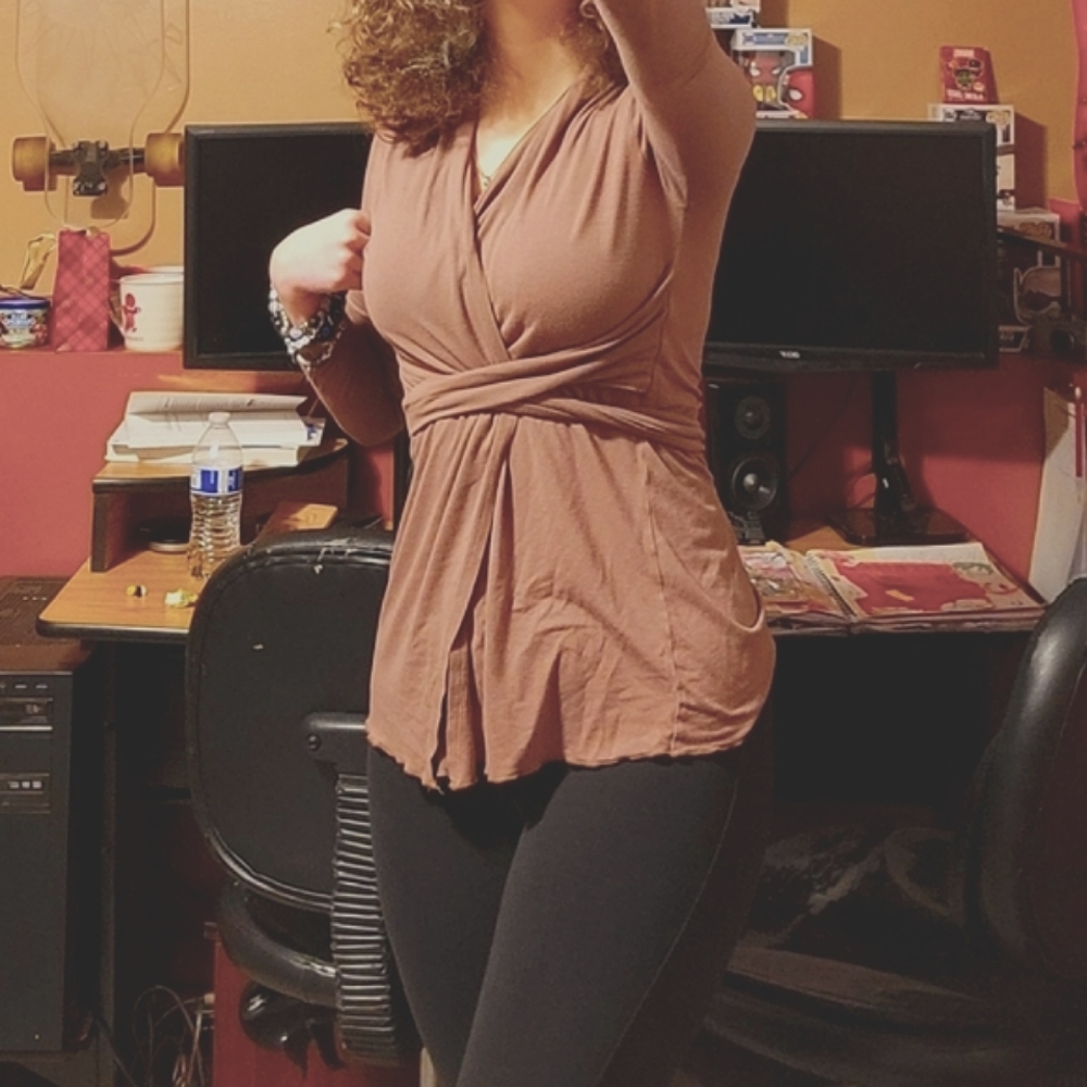 VERY VERY MINT CONDITION Taupe Tunic